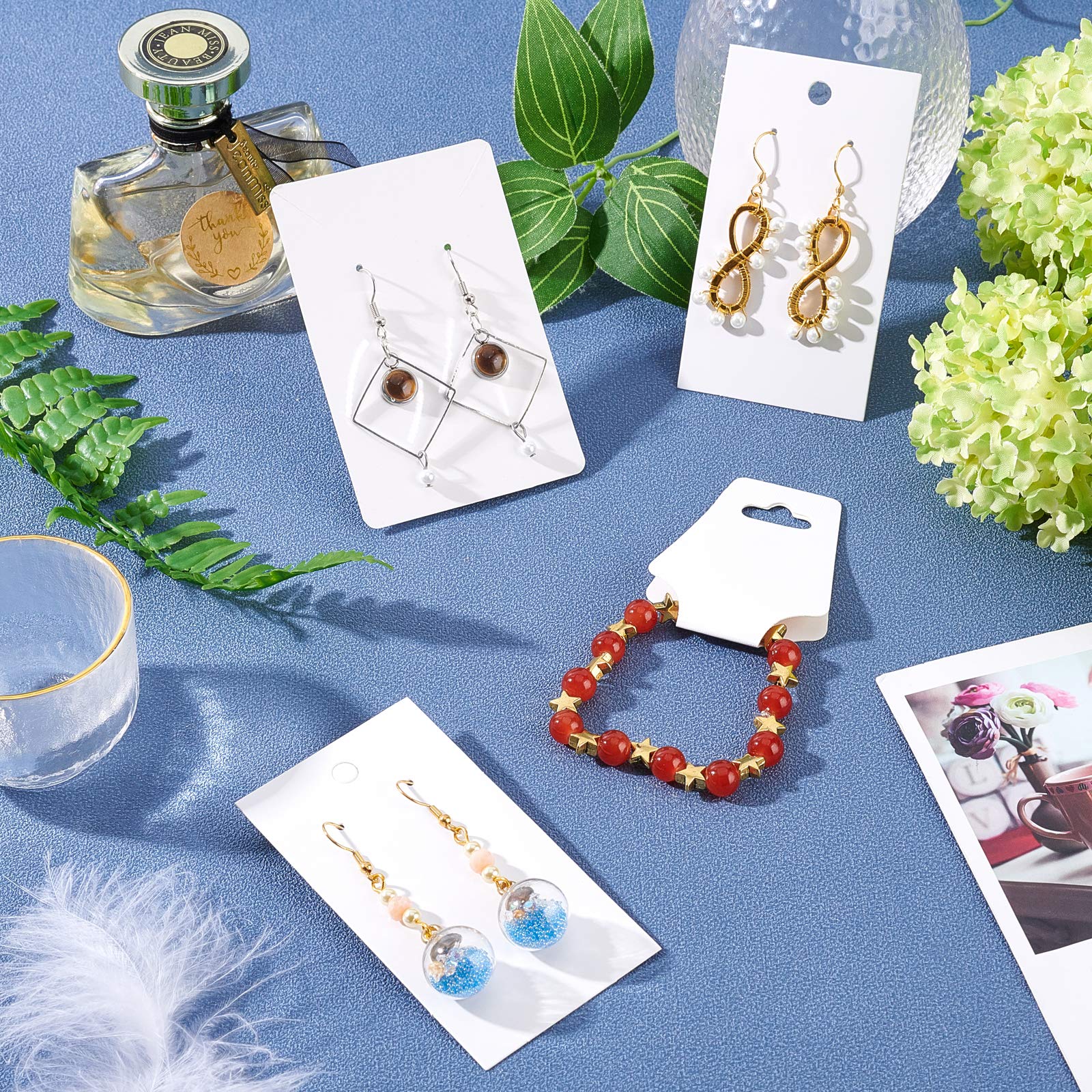 Amazon.co.jp: PH PandaHall アクセサリー台紙 200枚 ピアスキャッチ